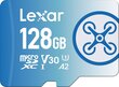 Lexar Fly LMSFLYX128G-BNNNG hinta ja tiedot | Puhelimen muistikortit | hobbyhall.fi
