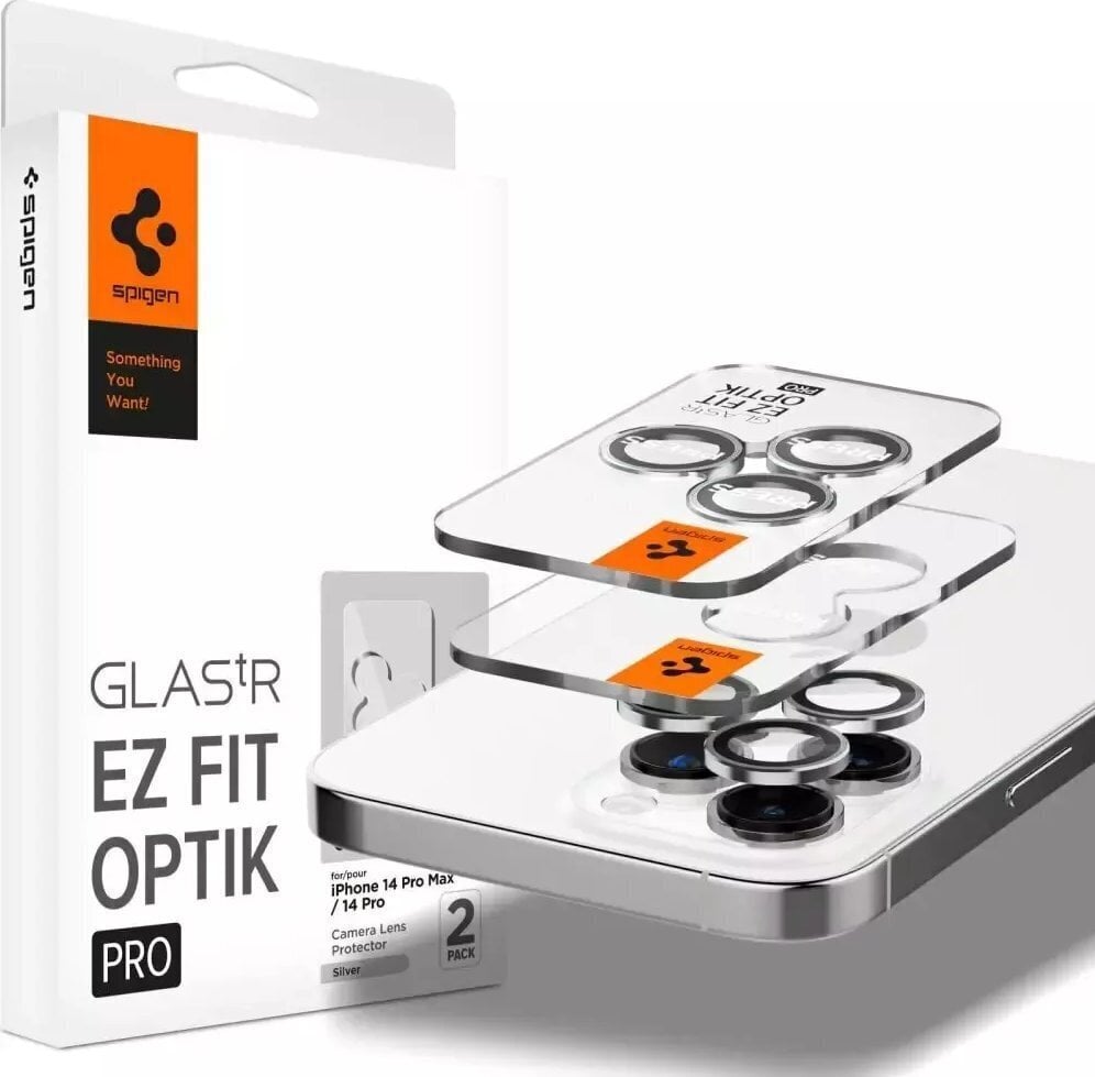 Spigen Glas.tR Ez Fit Optik Pro hinta ja tiedot | Näytönsuojakalvot ja -lasit | hobbyhall.fi