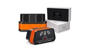 Vgate iCar2 Bluetooth 3.0 OBD2 ELM32 auton diagnostiikkatyökalu hinta ja tiedot | Lisätarvikkeet autoiluun | hobbyhall.fi