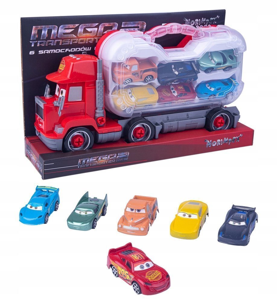 Autot McQueen Cars, 7in1 hinta ja tiedot | Poikien lelut | hobbyhall.fi