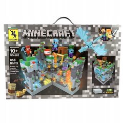 Rakennussetti Minecraft Blocks -hyökkäyslinnoitustukikohta, 4xLED hinta ja tiedot | LEGOT ja rakennuslelut | hobbyhall.fi