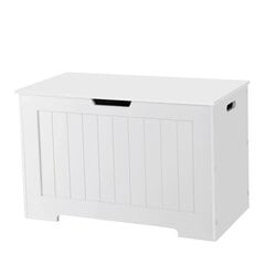 Säilytyslaatikko 76x40x48 cm, valkoinen hinta ja tiedot | Kenkäkaapit ja -hyllyt | hobbyhall.fi