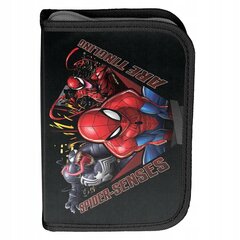 Koulupenaali Paso Spiderman tarvikkeineen, 21 x 12 x 4 cm hinta ja tiedot | Penaalit | hobbyhall.fi