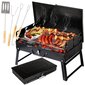 Grill&Chill kannettava grilli, 42 x 25 cm hinta ja tiedot | Shashlik-grillit | hobbyhall.fi