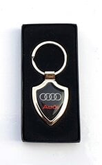 Avaimenperä Audi-logolla, hopea hinta ja tiedot | Hauskat avaimenperät | hobbyhall.fi