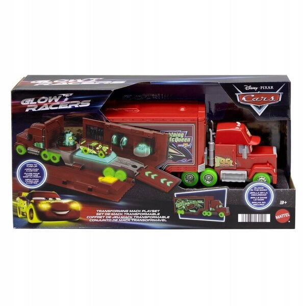 Mattel Cars pimeässä hehkuva auto