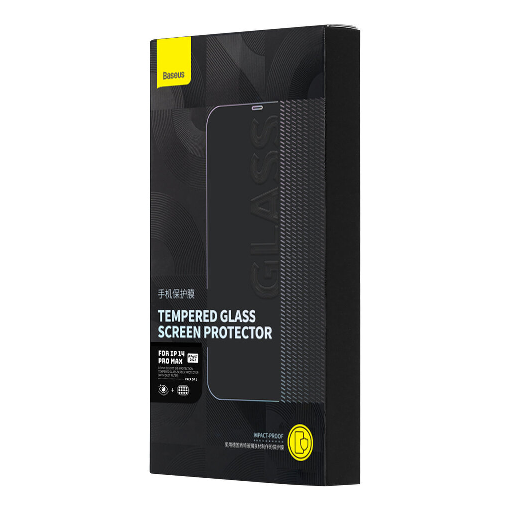 Baseus Full Screen Tempered Glass hinta ja tiedot | Näytönsuojakalvot ja -lasit | hobbyhall.fi