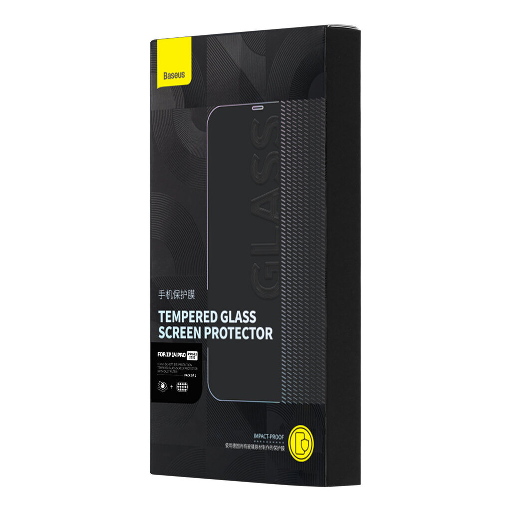 Baseus Full Screen Tempered Glass hinta ja tiedot | Näytönsuojakalvot ja -lasit | hobbyhall.fi