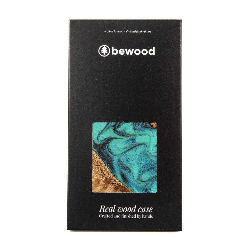 Bewood Unique Turquoise Wood and Resin hinta ja tiedot | Puhelimen kuoret ja kotelot | hobbyhall.fi