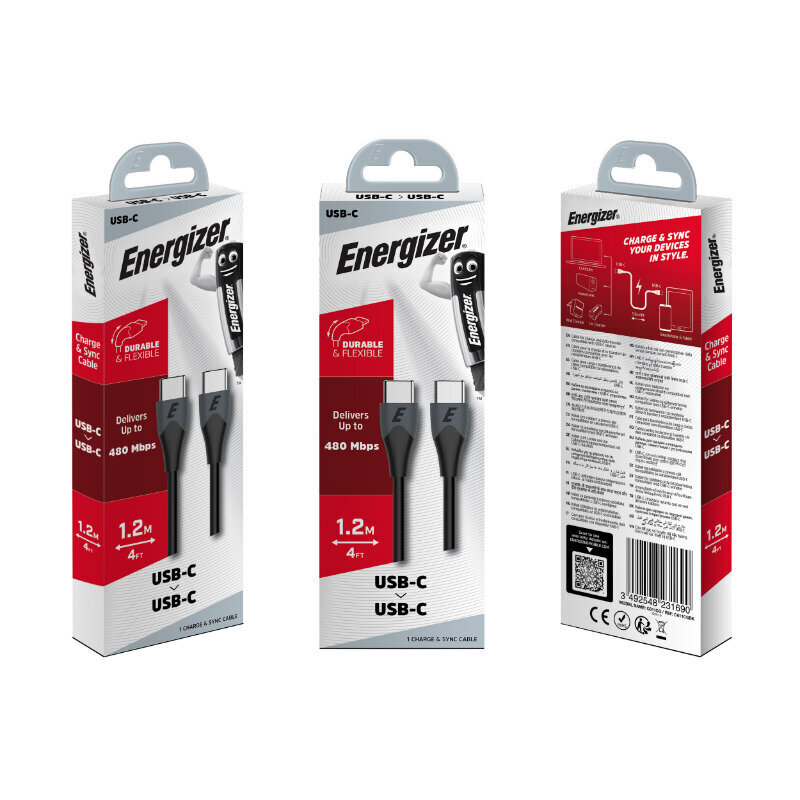 Energizer Classic C611CGBK hinta ja tiedot | Puhelinkaapelit | hobbyhall.fi