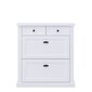 Kenkäkaappi ADRK Furniture GAL PO1, valkoinen hinta ja tiedot | Kenkäkaapit ja -hyllyt | hobbyhall.fi