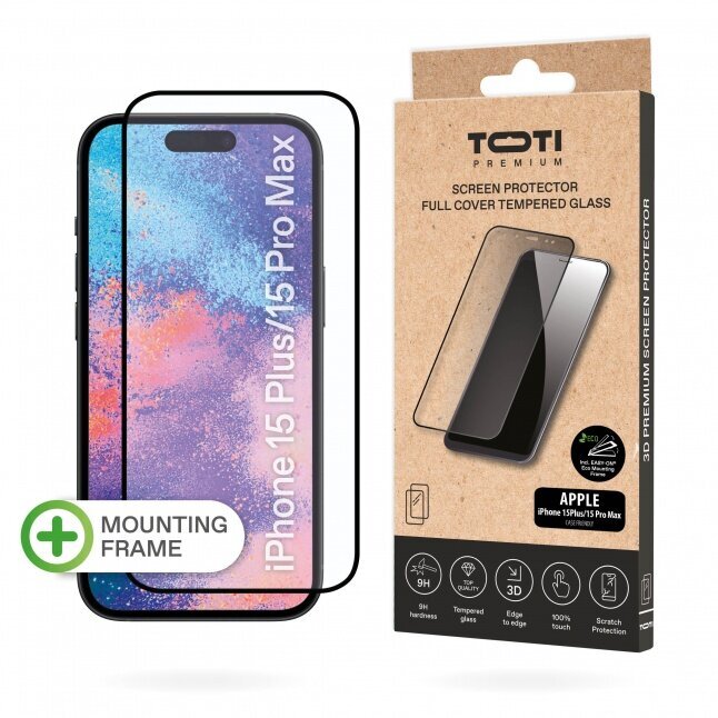 Toti Premium Apple iPhone 15 Plus/15 Pro Max hinta ja tiedot | Näytönsuojakalvot ja -lasit | hobbyhall.fi