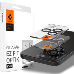Spigen Glass tR EZ Fit Optik Pro 2 Pack hinta ja tiedot | Näytönsuojakalvot ja -lasit | hobbyhall.fi