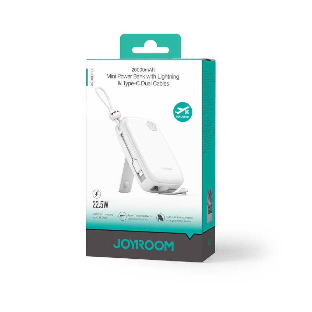 Joyroom JR-L008 Plus Cutie Series 20000 mAh hinta ja tiedot | Varavirtalähteet | hobbyhall.fi