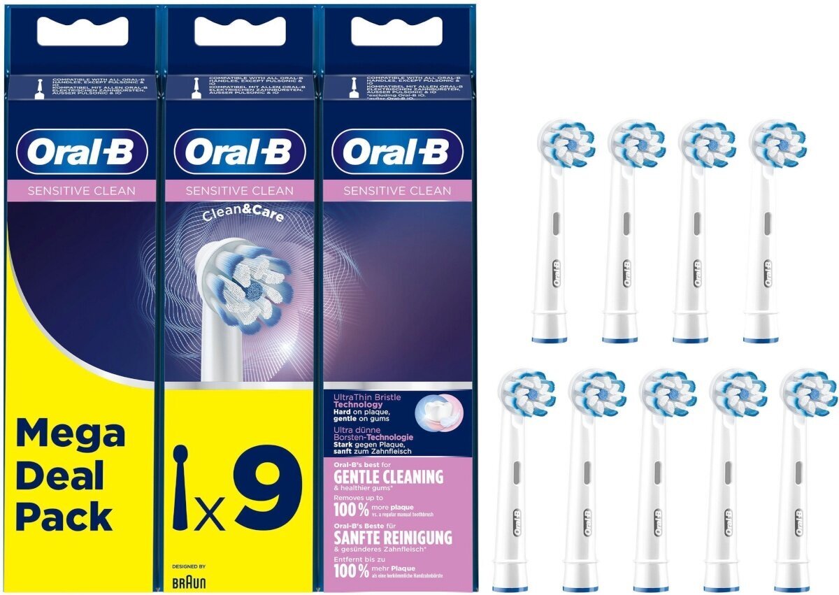 Oral-B Sensitive Clean hinta ja tiedot | Sähköhammasharjan vaihtoharjat | hobbyhall.fi