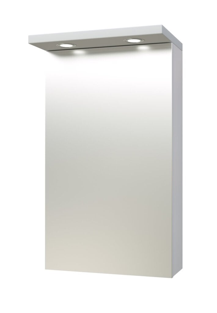 Peilikaappi Quadro / Pro 40 cm, valkoinen hinta ja tiedot | Kylpyhuonekaapit | hobbyhall.fi