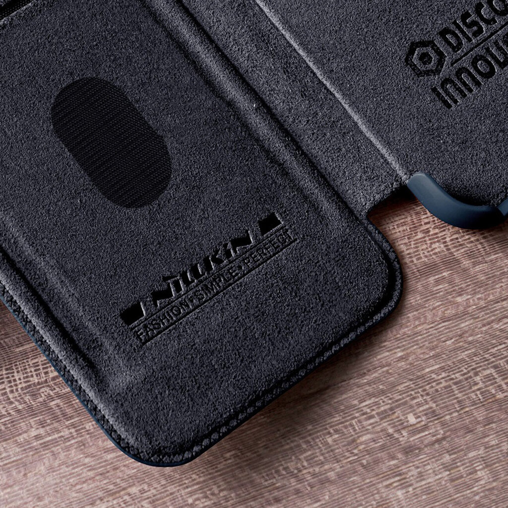 Nillkin Qin Leather Pro Case, musta hinta ja tiedot | Puhelimen kuoret ja kotelot | hobbyhall.fi