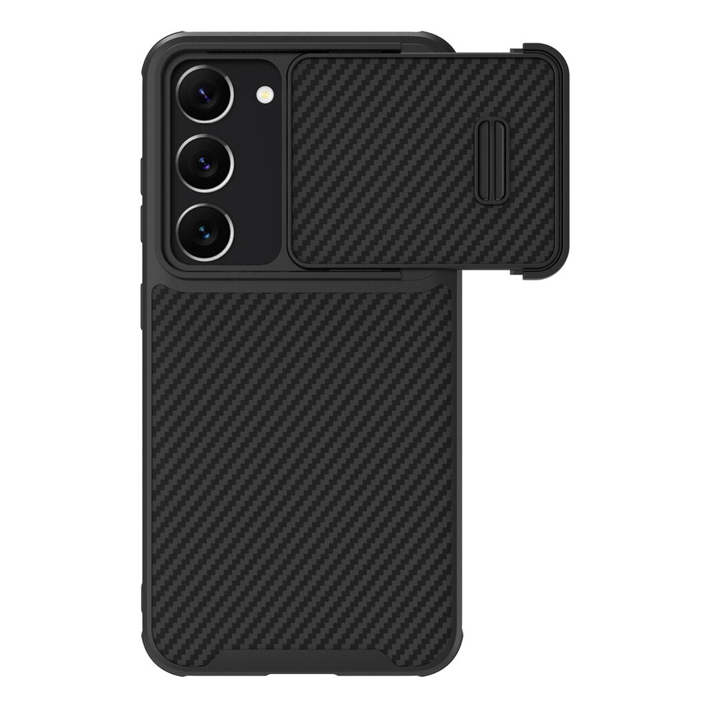 Nillkin Synthetic Fiber S Case, musta hinta ja tiedot | Puhelimen kuoret ja kotelot | hobbyhall.fi