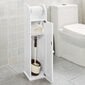 Erillinen kylpyhuonekaappi SoBuy FRG135-W hinta ja tiedot | Kylpyhuonekaapit | hobbyhall.fi