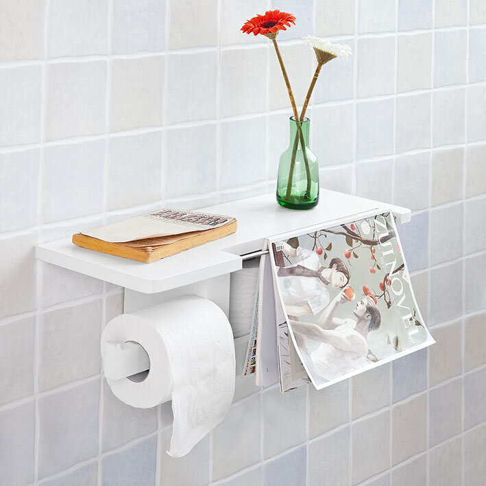 Kylpyhuoneen seinäkaappi SoBuy FRG175-W, valkoinen hinta ja tiedot | Kylpyhuonekaapit | hobbyhall.fi