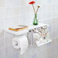 Kylpyhuoneen seinäkaappi SoBuy FRG175-W, valkoinen hinta ja tiedot | Kylpyhuonekaapit | hobbyhall.fi