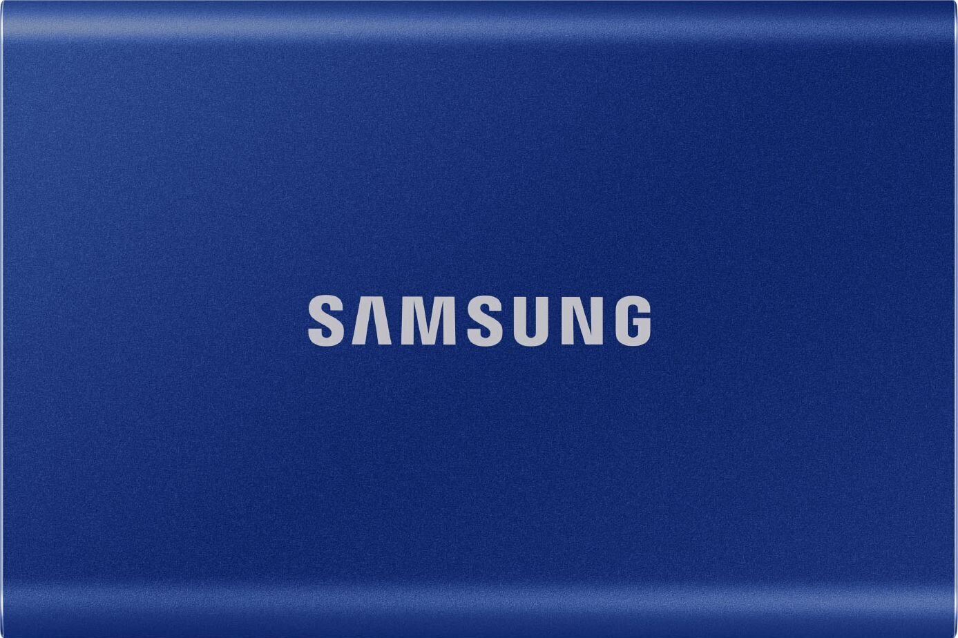 Samsung SSD T7 1TB, sininen (MU-PC1T0H/WW) hinta ja tiedot | Ulkoiset kovalevyt | hobbyhall.fi