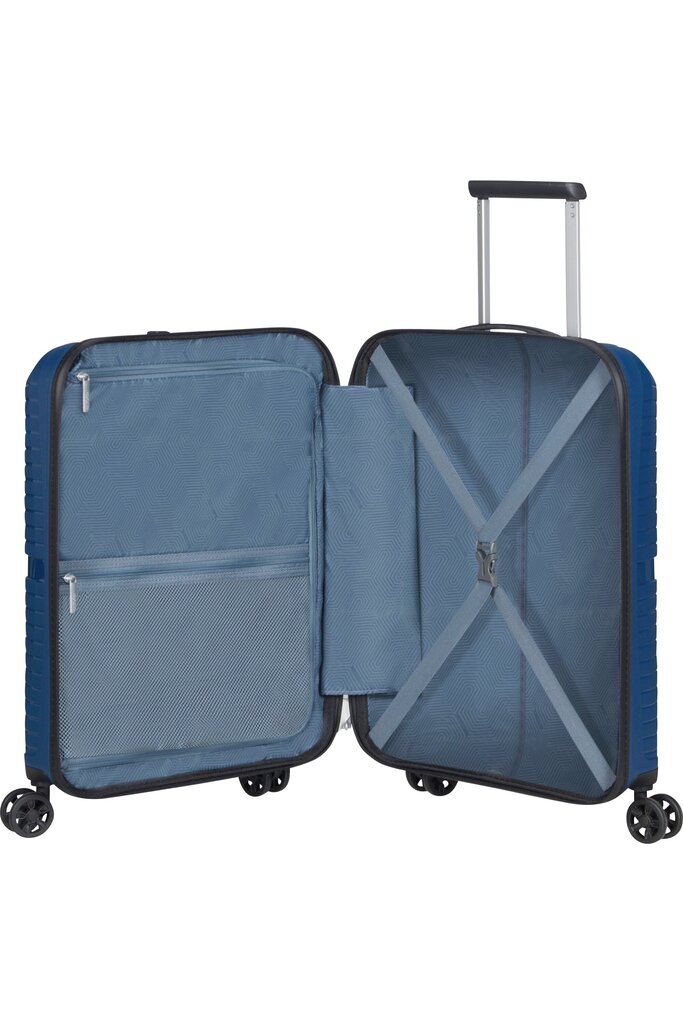 American Tourister lentolaukku Airconic Spinner Midnight Navy 55 cm, sininen hinta ja tiedot | Matkalaukut ja -kassit | hobbyhall.fi