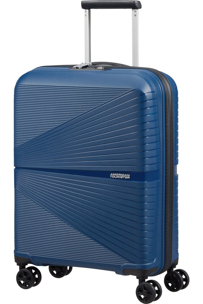 American Tourister lentolaukku Airconic Spinner Midnight Navy 55 cm, sininen hinta ja tiedot | Matkalaukut ja -kassit | hobbyhall.fi