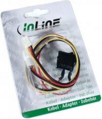 InLine Switch for switching Chassis Fan ON and OFF (33328Z) hinta ja tiedot | Komponenttien lisätarvikkeet | hobbyhall.fi