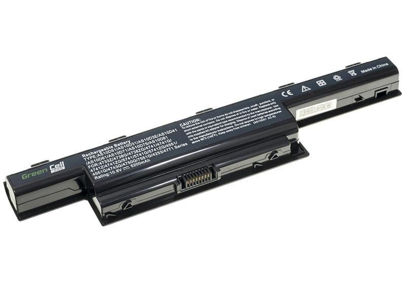 Green Cell PRO Laptop Battery for Acer Aspire 5733 5741 5742 5742G 5750G E1-571 TravelMate 5740 5742 hinta ja tiedot | Kannettavien tietokoneiden akut | hobbyhall.fi