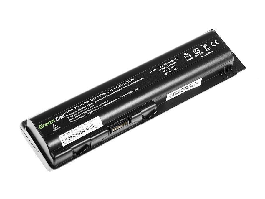 Green Cell Laptop Battery HSTNN-LB72 HSTNN-IB72 for HP G50 G60 G61 G70 Compaq Presario CQ60 CQ61 CQ70 CQ71 hinta ja tiedot | Kannettavien tietokoneiden akut | hobbyhall.fi