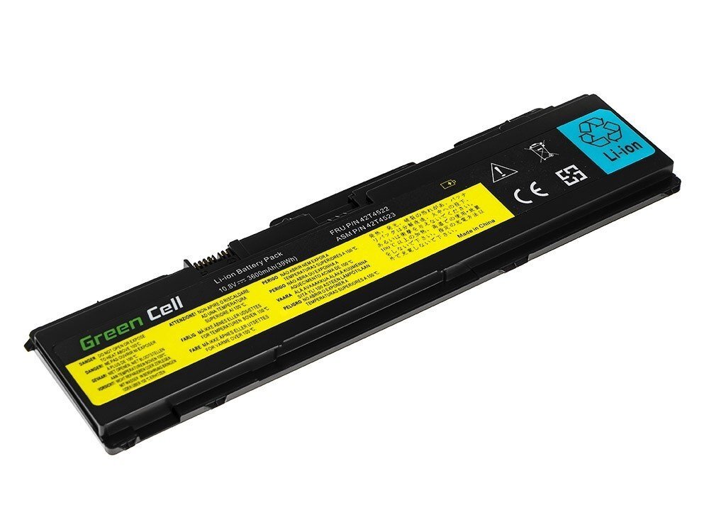 Green Cell Laptop Battery for IBM Lenovo ThinkPad X300 X301 hinta ja tiedot | Kannettavien tietokoneiden akut | hobbyhall.fi