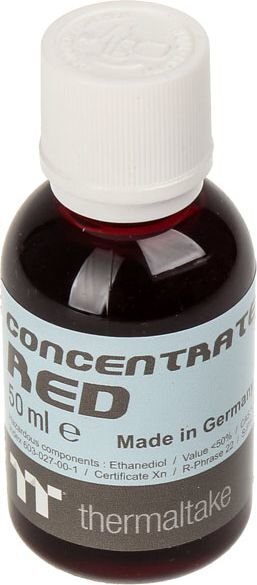 Thermaltake Premium concentrate, 50ml, Red (CL-W163-OS00RE-A) hinta ja tiedot | Vesijäähdytystarvikkeet | hobbyhall.fi