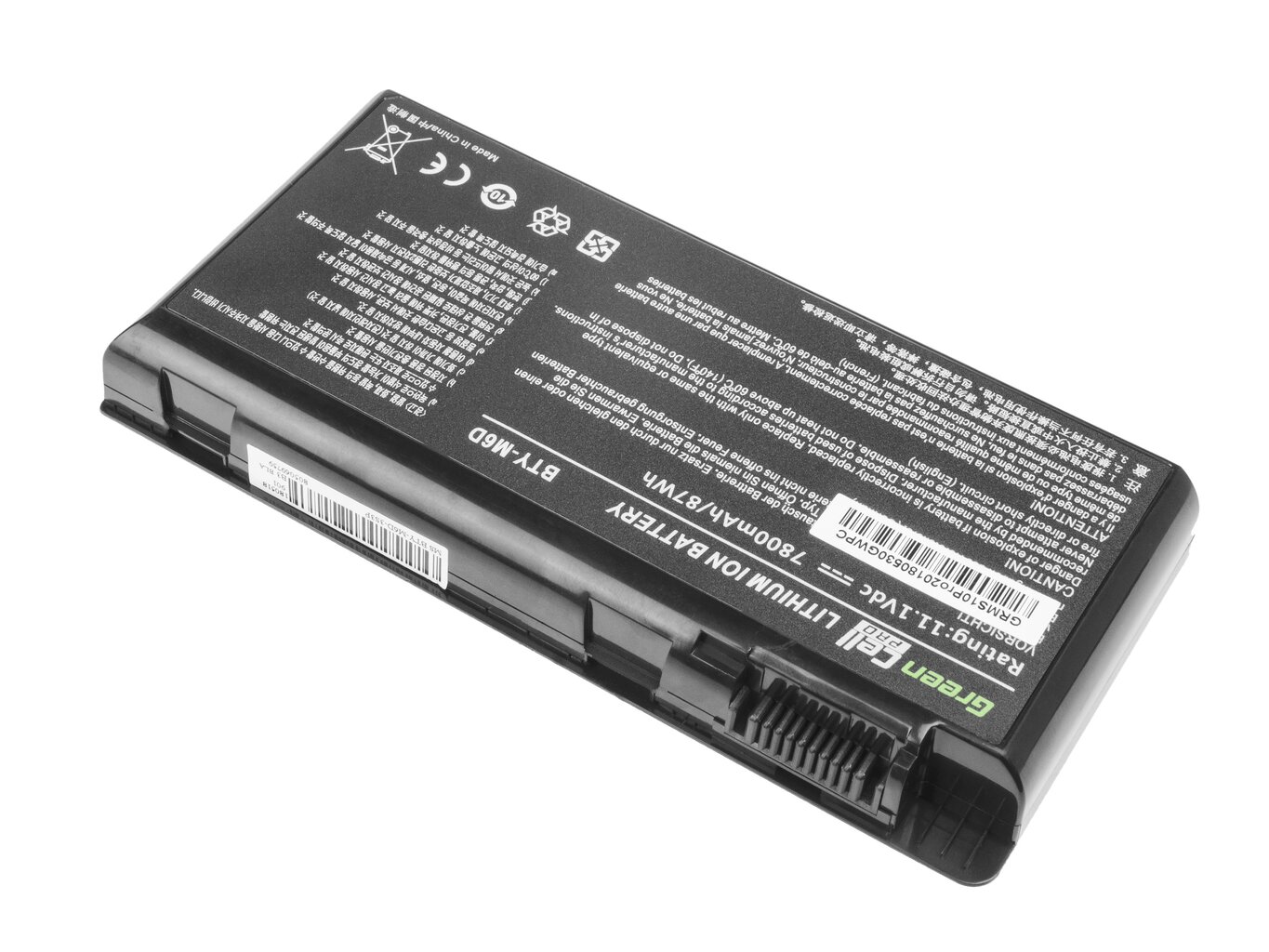 Green Cell PRO Laptop Battery BTY-M6D for MSI GT60 GT70 GT660 GT680 GT683 GT780 GT783 GX660 GX680 GX780 hinta ja tiedot | Kannettavien tietokoneiden akut | hobbyhall.fi