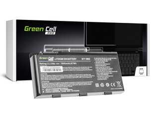 Green Cell PRO Laptop Battery BTY-M6D for MSI GT60 GT70 GT660 GT680 GT683 GT780 GT783 GX660 GX680 GX780 hinta ja tiedot | Kannettavien tietokoneiden akut | hobbyhall.fi