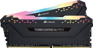 Corsair Vengeance RGB PRO, 16GB (2x8GB), DDR4, 3600MHz (CMW16GX4M2Z3600C18) hinta ja tiedot | Muisti (RAM) | hobbyhall.fi