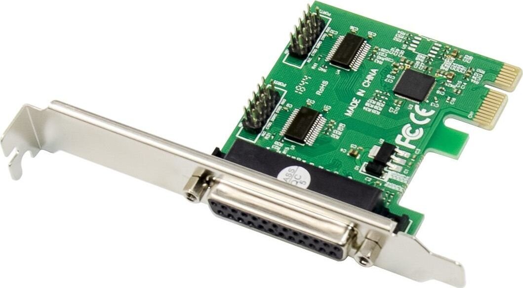 Kontroler ProXtend PCIe 2.0 x1 - LPT + 2x RS-232 (PX-SP-55011) hinta ja tiedot | Ohjain- ja laajennuskortit | hobbyhall.fi