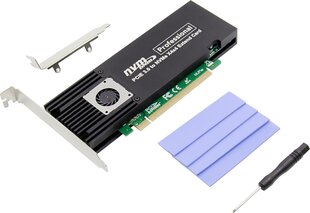 Kontroler ProXtend PCIe 3.0 x16 - M.2 NVMe M-key (PX-SA-10150) hinta ja tiedot | Ohjain- ja laajennuskortit | hobbyhall.fi