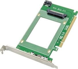 Kontroler ProXtend ProXtend PCIe X16 U.2 SFF8639 SSD Adapter Card hinta ja tiedot | Ohjain- ja laajennuskortit | hobbyhall.fi
