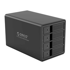 Hard Drive Enclosure Orico HDD, 3.5 Inch, 4 Bay, USB 3.0 type B, RAID hinta ja tiedot | Adapterit | hobbyhall.fi