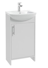 Kylpyhuoneen alakaappi pesualtaalla Defra Alf D45 106-D-04502 + 1569, valkoinen. hinta ja tiedot | Kylpyhuonekaapit | hobbyhall.fi