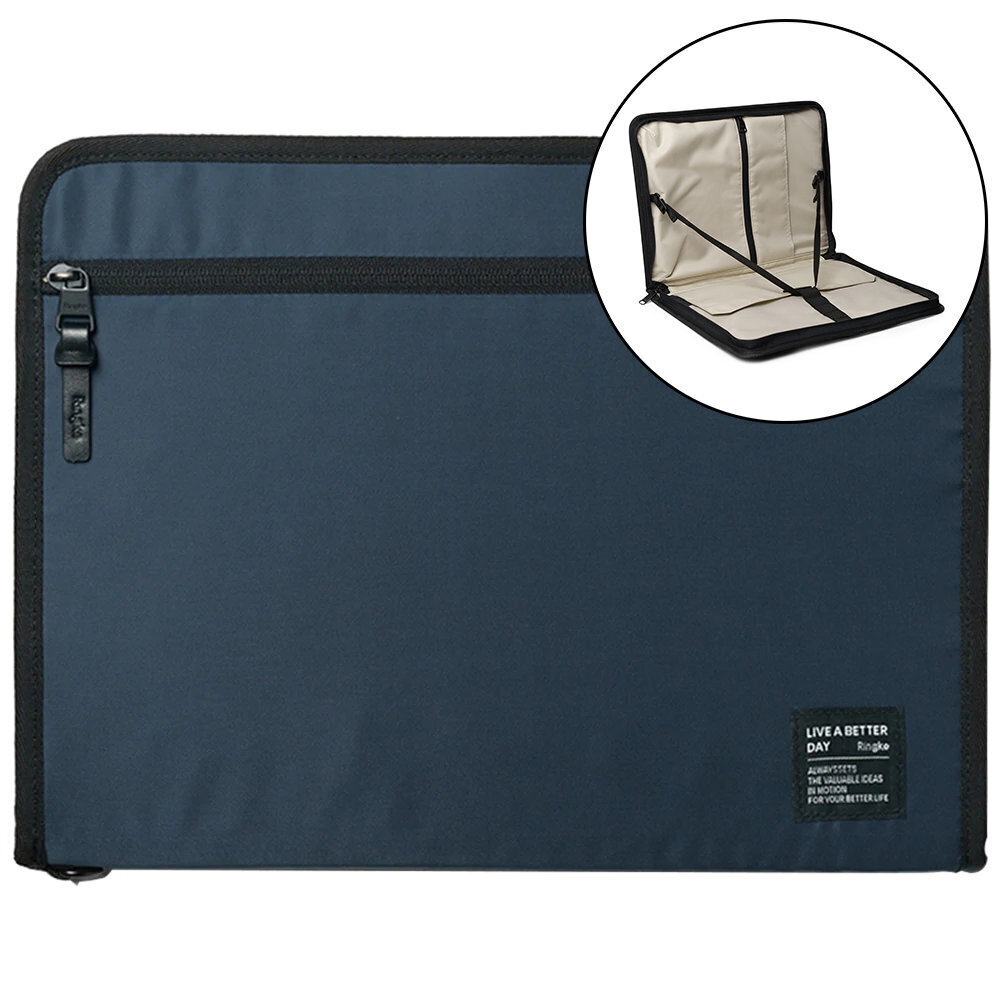 Ringke Smart Zip Pouch, 13", Navy Blue hinta ja tiedot | Tietokonelaukut | hobbyhall.fi