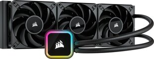 Corsair iCUE H150i Elite RGB 360mm (2022), Black hinta ja tiedot | Prosessorin jäähdyttimet | hobbyhall.fi