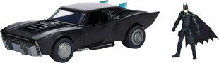 DC Batman Movie Batmobile with Batman Action Figure hinta ja tiedot | Pelien oheistuotteet | hobbyhall.fi