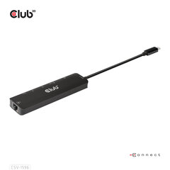 CLUB3D USB Gen1 Type-C, 6-in-1 Hub hinta ja tiedot | Adapterit | hobbyhall.fi