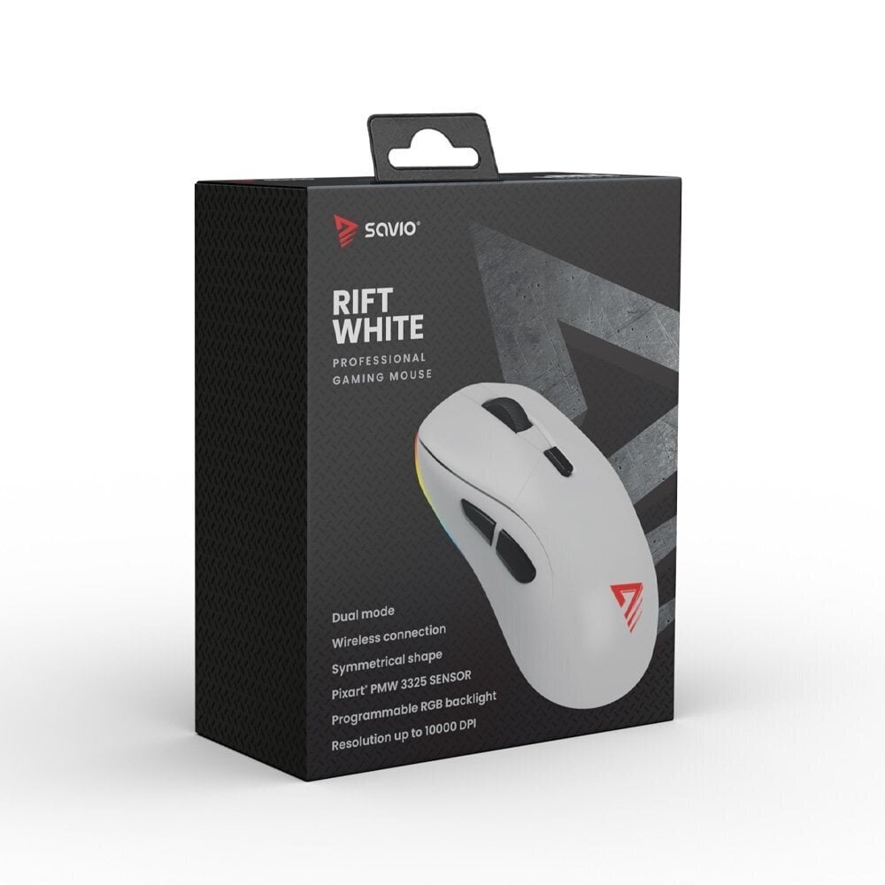 Savio Rift White RGB hinta ja tiedot | Hiiret | hobbyhall.fi