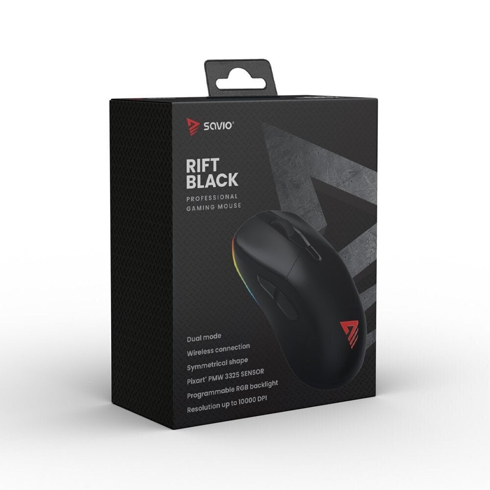 Savio Rift Black RGB hinta ja tiedot | Hiiret | hobbyhall.fi