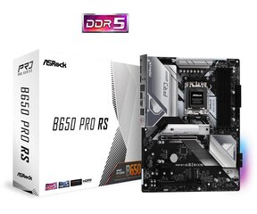 Asrock B650 PRO RS AMD B650 AM5 ATX DDR5 hinta ja tiedot | Emolevyt | hobbyhall.fi