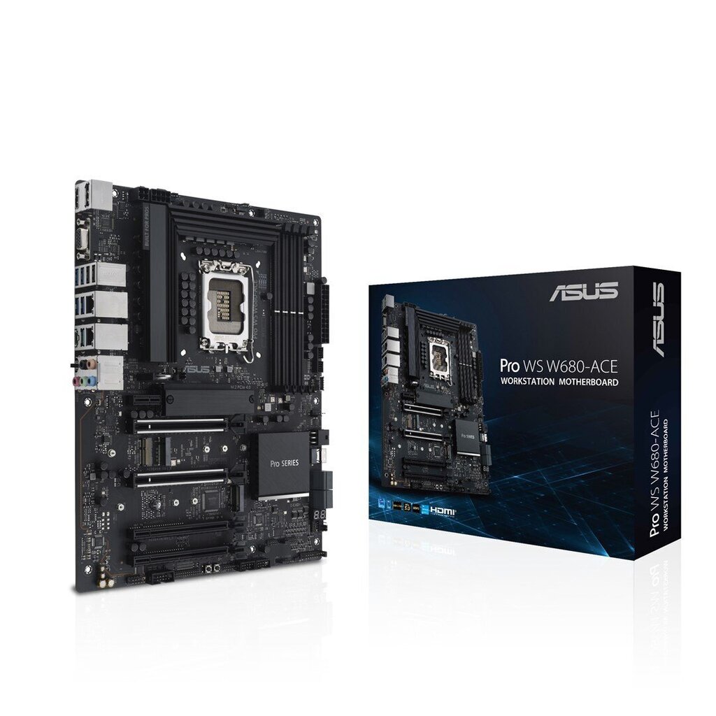 Asus Pro WS W680-ACE, ATX, LGA1700, DDR5 hinta ja tiedot | Emolevyt | hobbyhall.fi