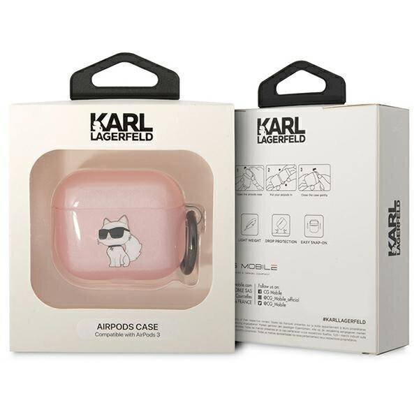 Karl Lagerfeld KLA3HNCHTCP Airpods 3 hinta ja tiedot | Kuulokkeiden tarvikkeet | hobbyhall.fi